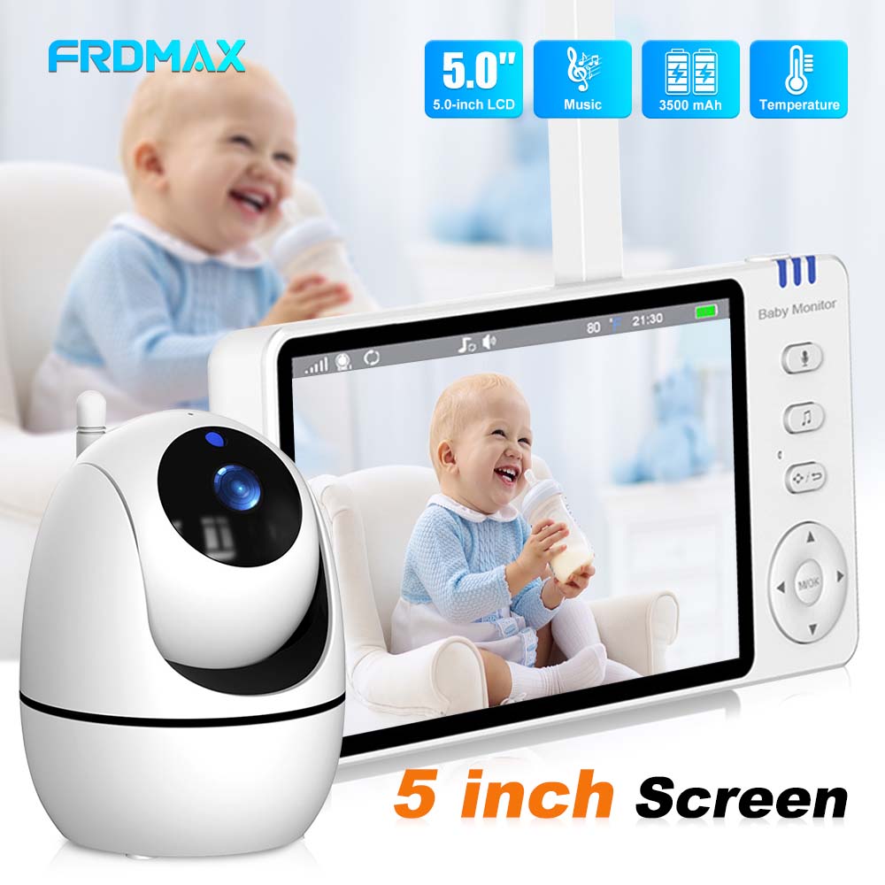 Wearable Baby Monitor - 5-calowa elektroniczna niania wideo, wewnętrzny bezprzewodowy