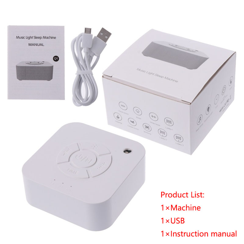 Baby Sound Machine White - Maszyna do białego szumu USB Akumulatorowa