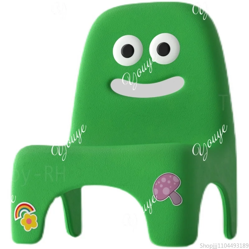 Baby Nursery Green - Uroczy, zielony stołek dla dzieci A49
