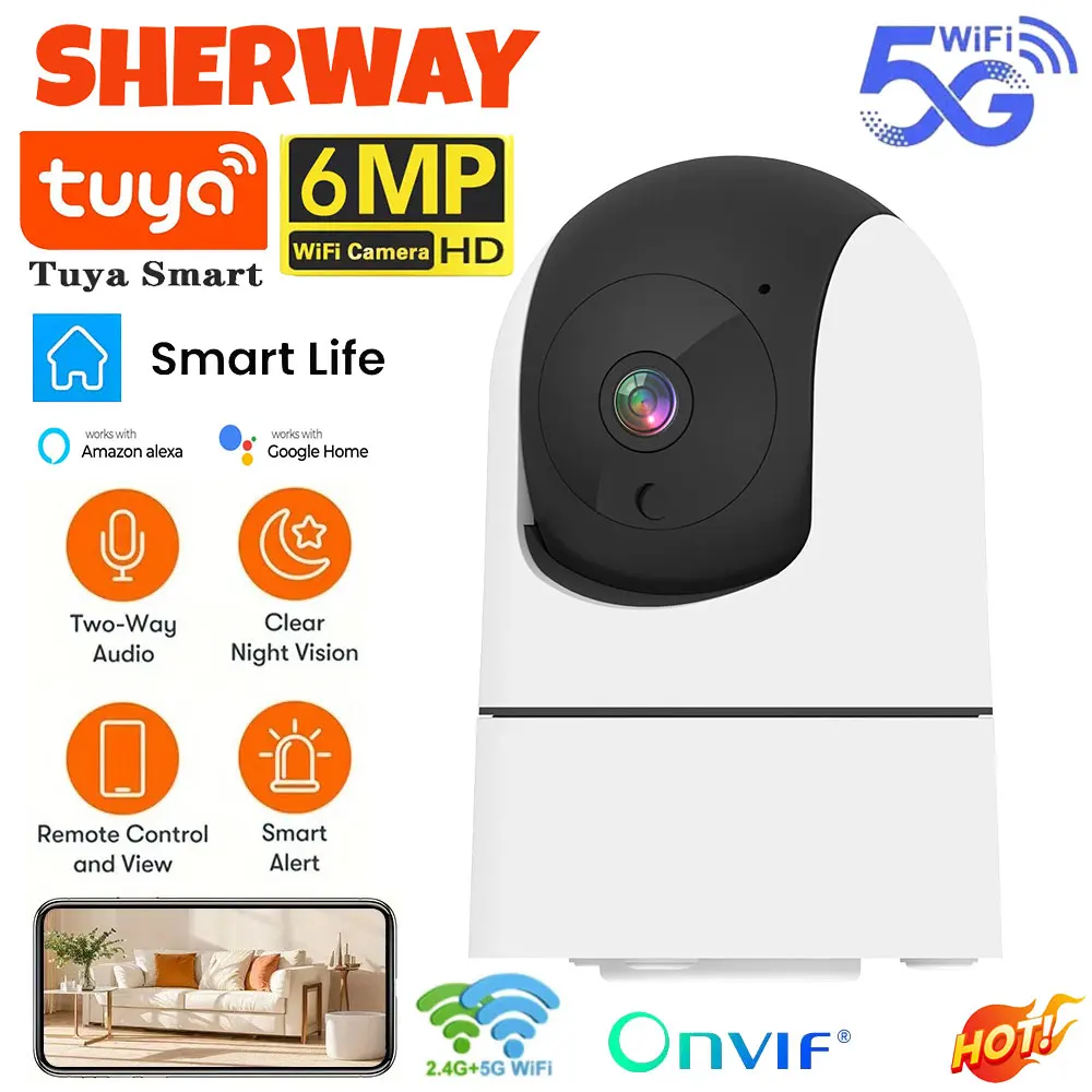 Baby Nursery Camera - Tuya 5G WiFi kamera IP kryty