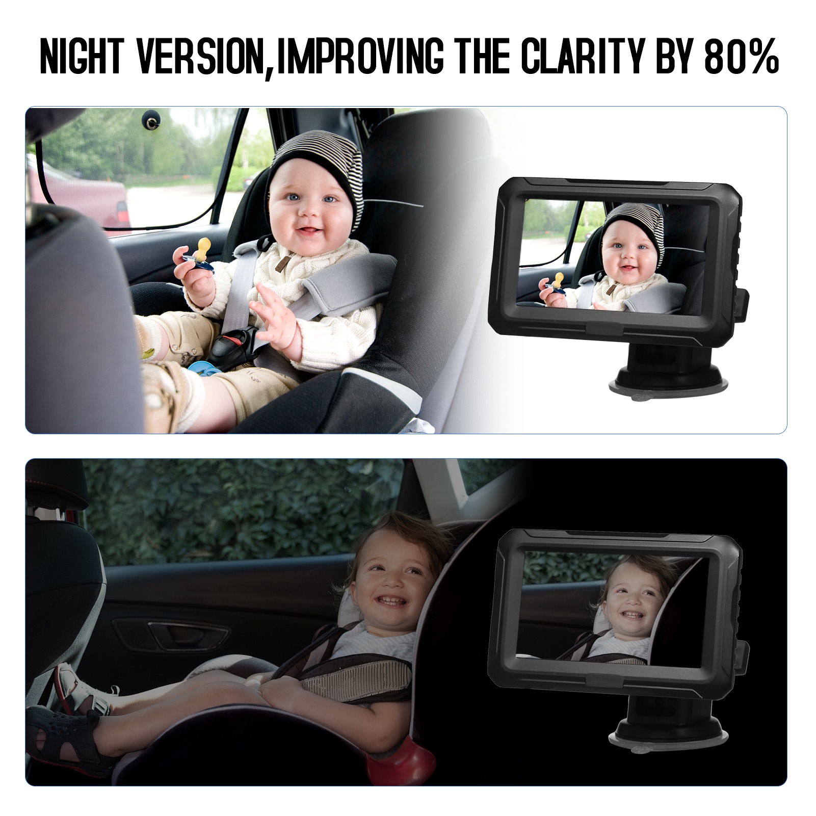 Baby Nursery Camera - Monitor samochodowy z kamerą do obserwacji