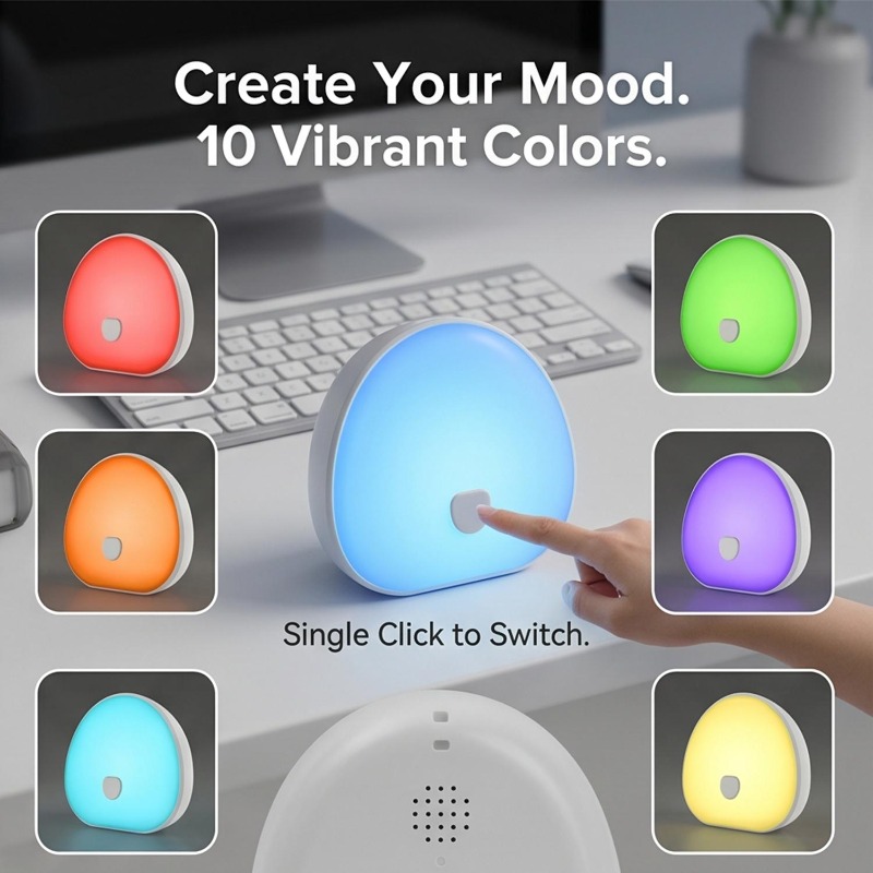 Maszyna do białego szumu RGB z – Baby Sound Machine White recenzja i cena