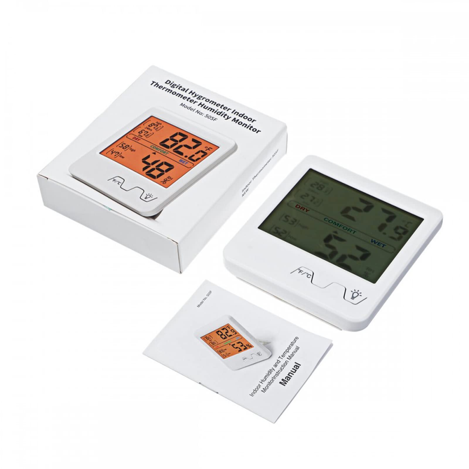 Cyfrowy termometr-higrometr o  – Baby Nursery Temperature recenzja i cena