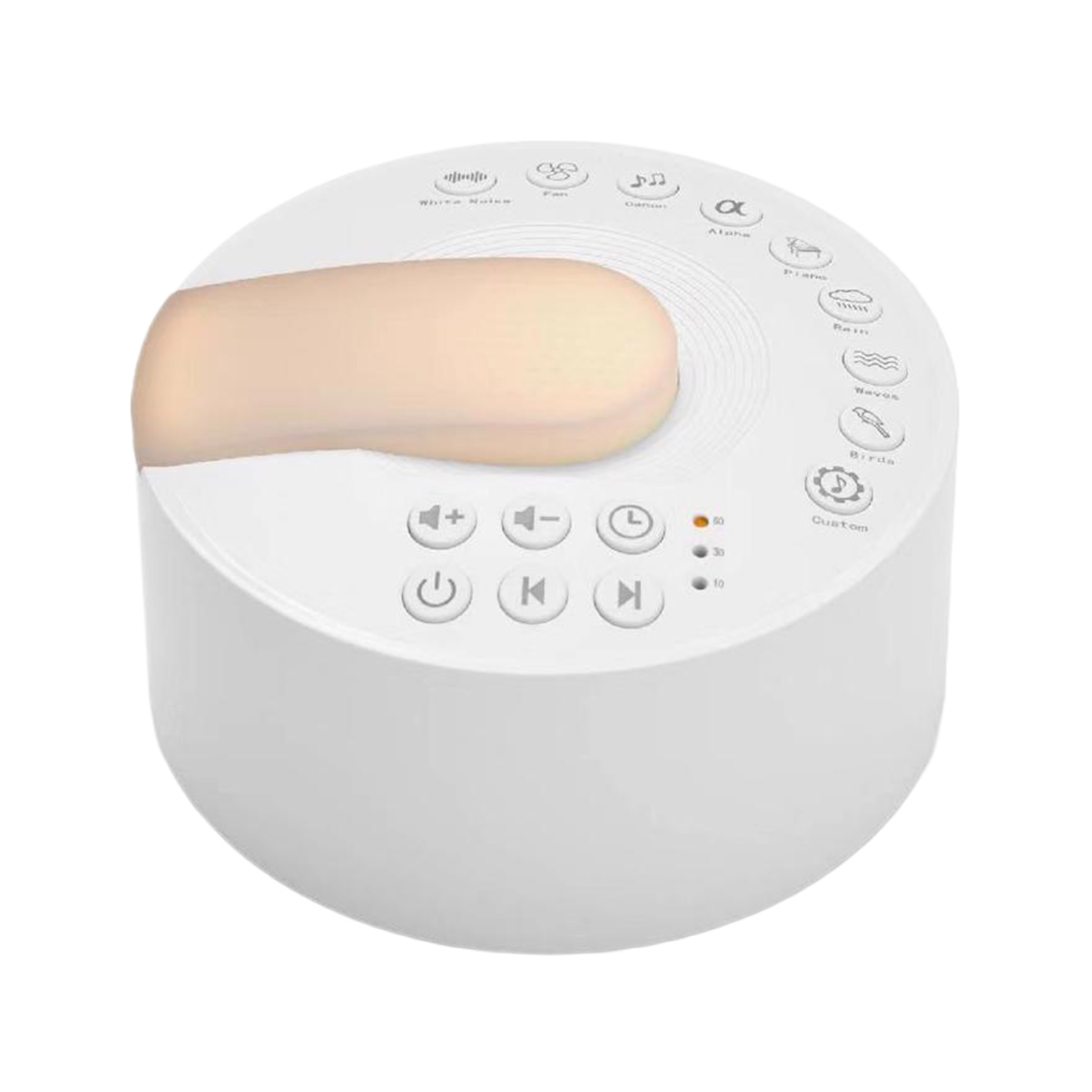 Akumulatorowa maszyna do białe – Baby Sound Machine White recenzja i cena
