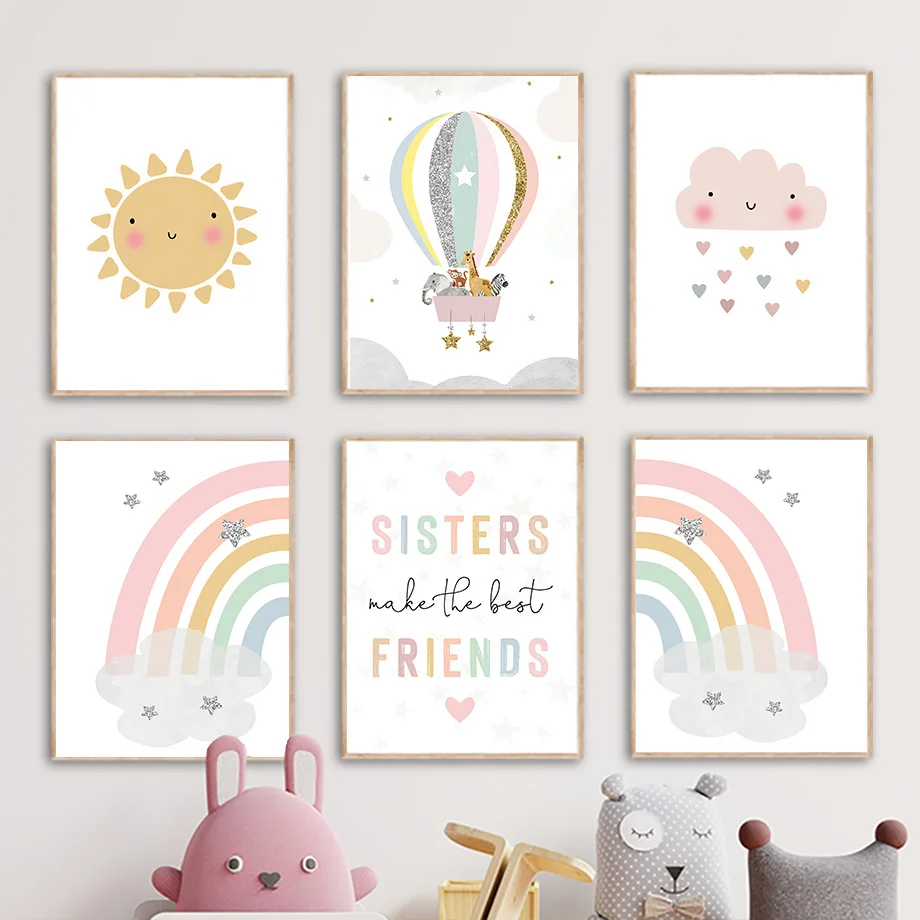 Żyrafa Słoń Balon Słońce Tęcza – Baby Nursery Needs recenzja i cena