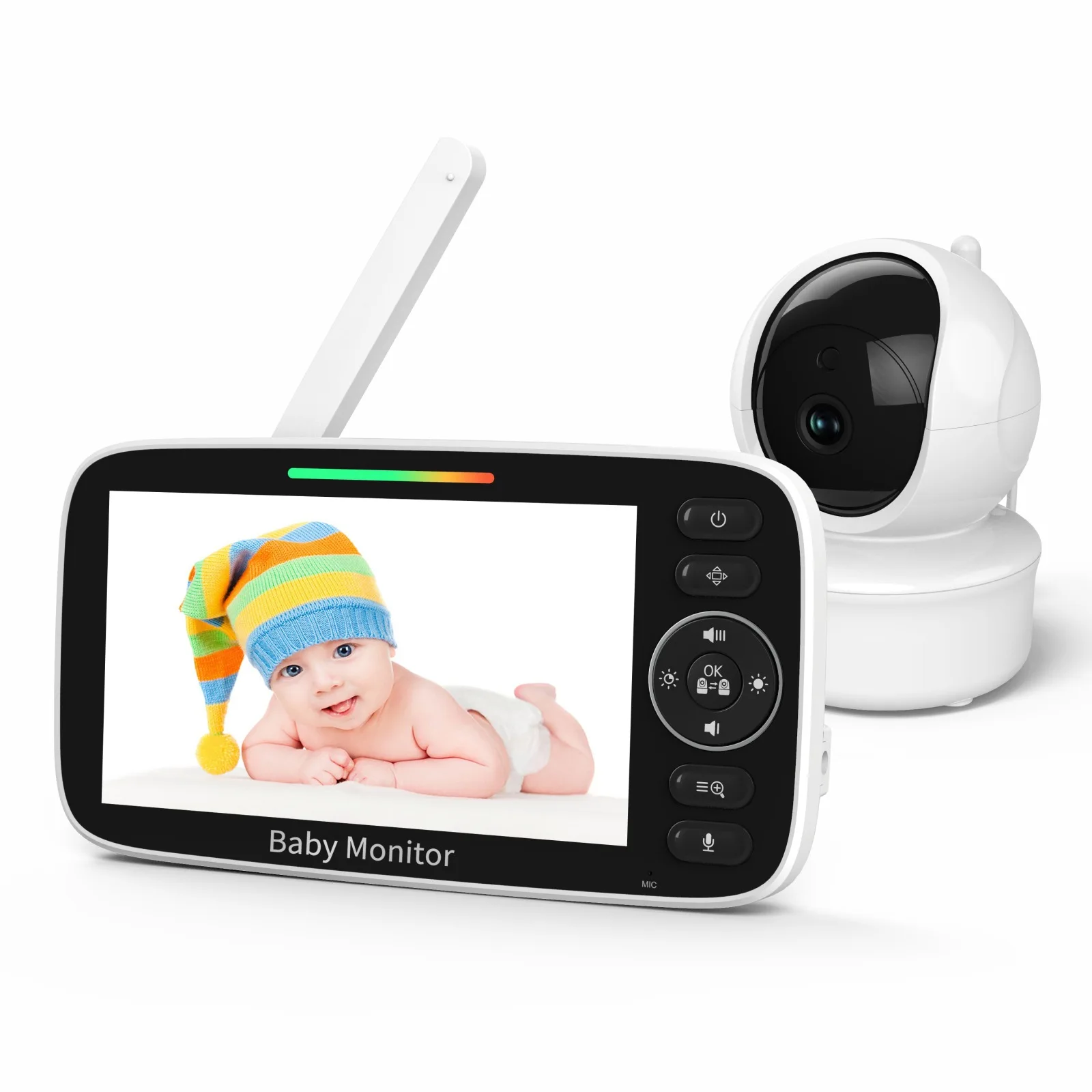 Niania elektroniczna z 5-calow – Baby Nursery Temperature recenzja i cena