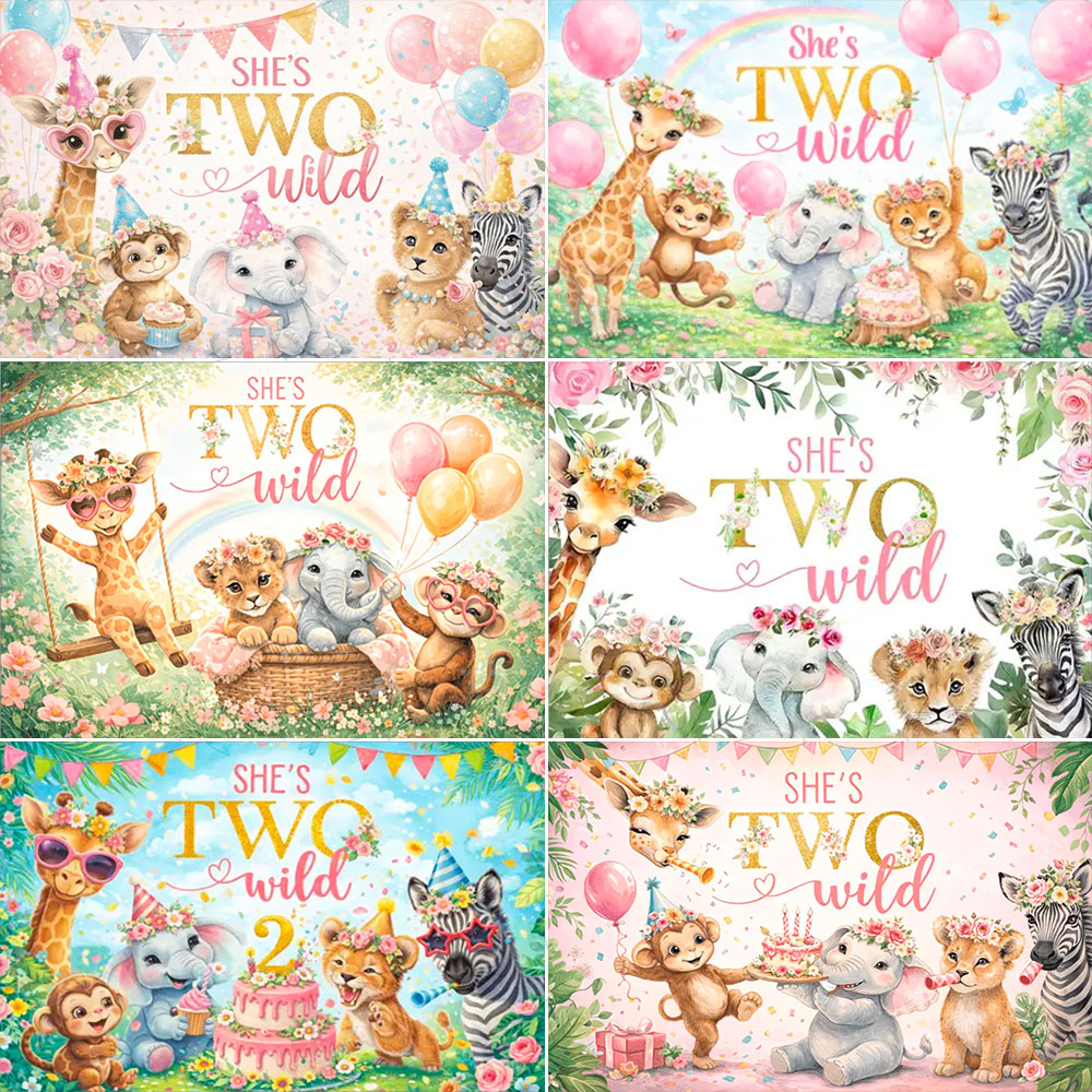 Tło fotograficzne Safari w tro – Baby Nursery Jungle Theme recenzja i cena