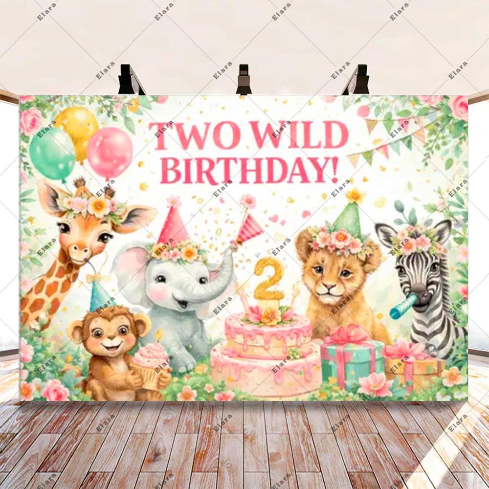 Tło fotograficzne Safari w tro – Baby Nursery Jungle Theme recenzja i cena