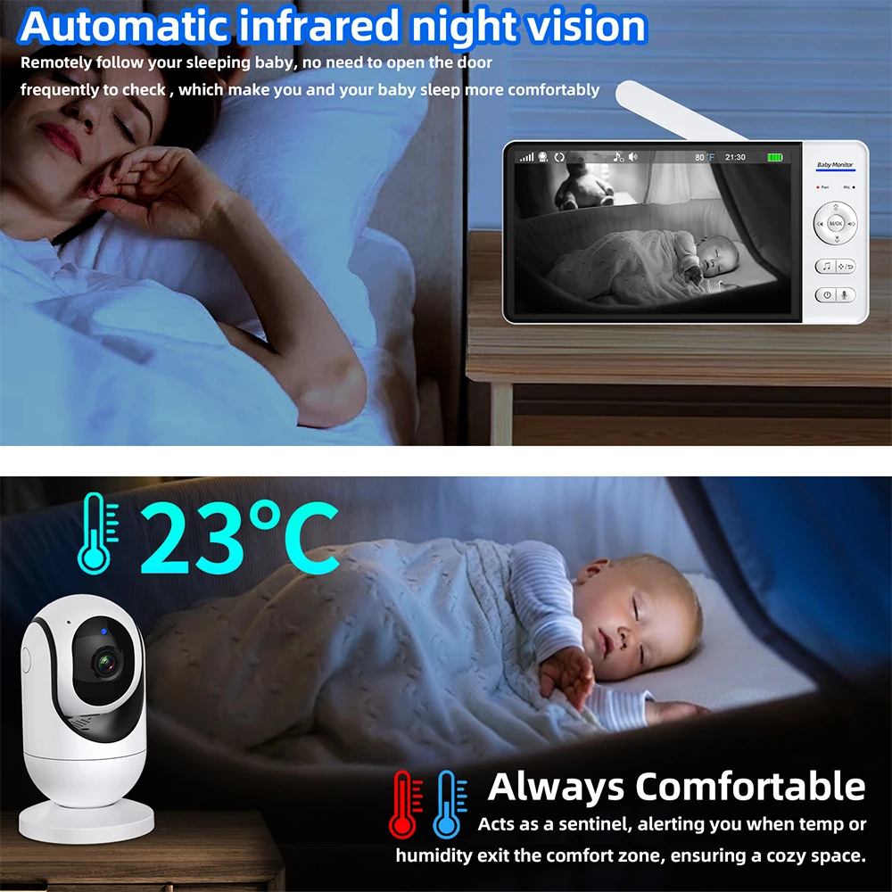 Niemasz WiFi 7-calowy Niania E – Wearable Baby Monitor recenzja i cena