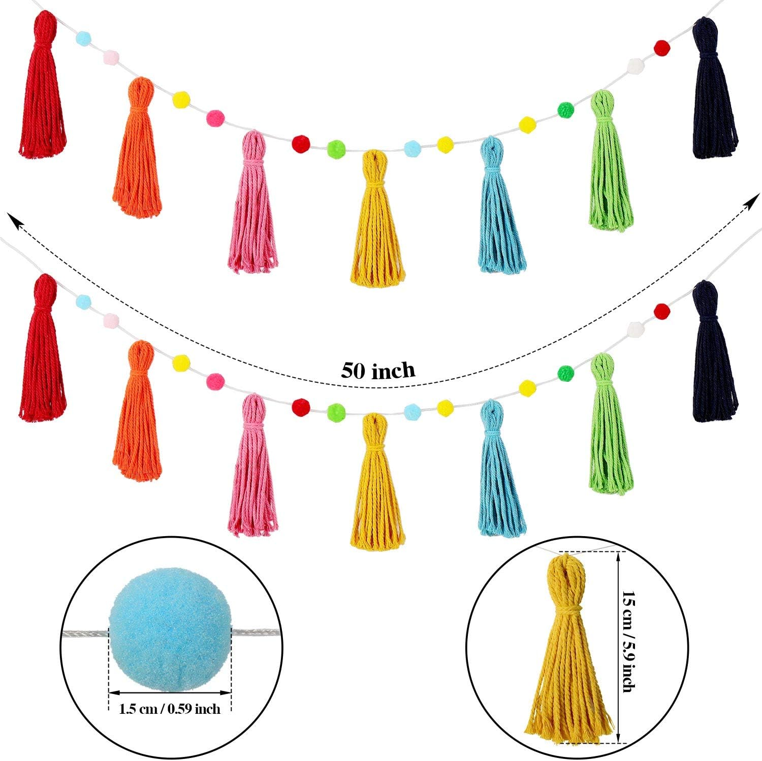 3-częściowa kolorowa tęczowa g – Baby Nursery Fabric recenzja i cena