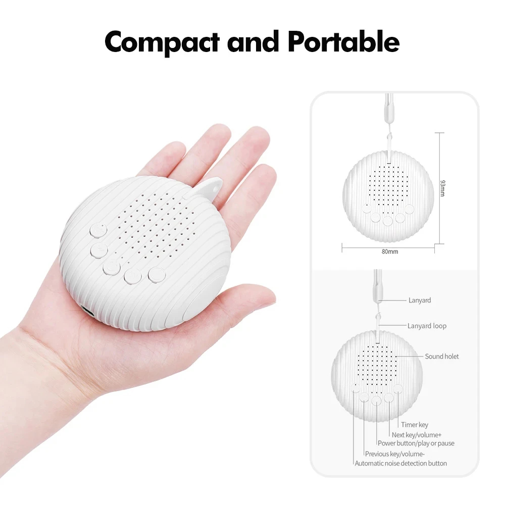 Nowy przenośny generator białe – Baby Sound Machine White recenzja i cena