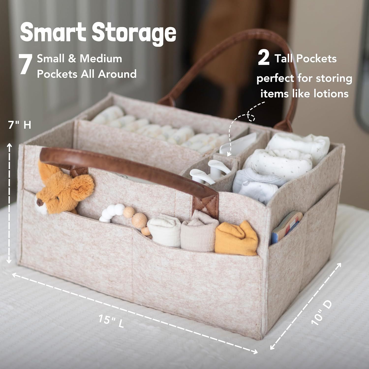 Organizer do pokoju dziecięceg – Baby Nursery Basket recenzja i cena
