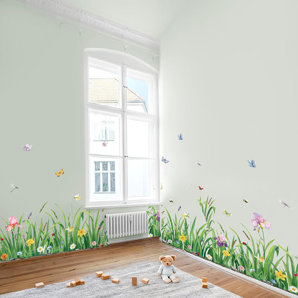 Naklejki ścienne z zieloną tra – Baby Nursery Green recenzja i cena