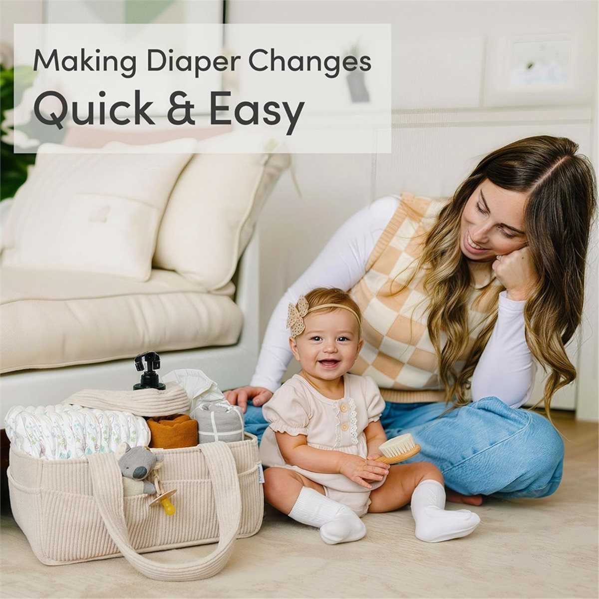 Organizer na pieluchy dla niem – Baby Nursery Essentials recenzja i cena