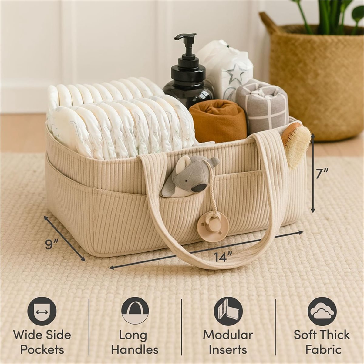Organizer na pieluchy dla niem – Baby Nursery Essentials recenzja i cena