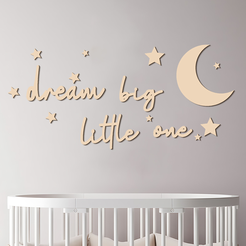 Dream Big Little One Drewniane – Baby Nursery Needs recenzja i cena