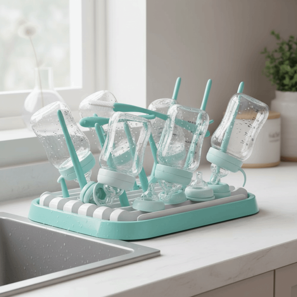 Składana suszarka do butelek d – Baby Nursery Essentials recenzja i cena