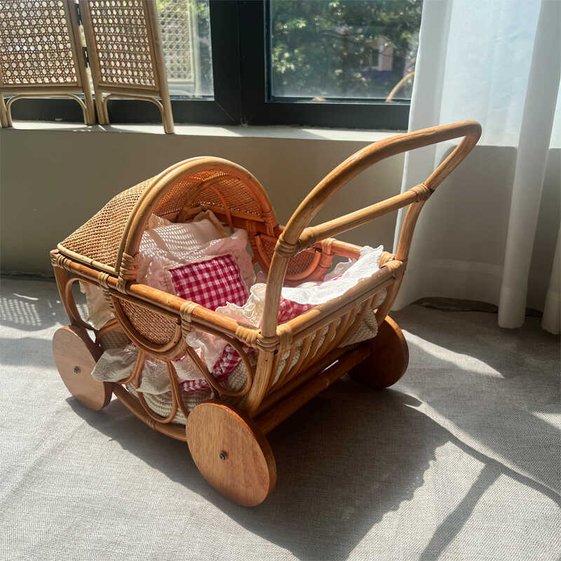Wózek dziecięcy z rattanu, w s – Baby Nursery Basket recenzja i cena