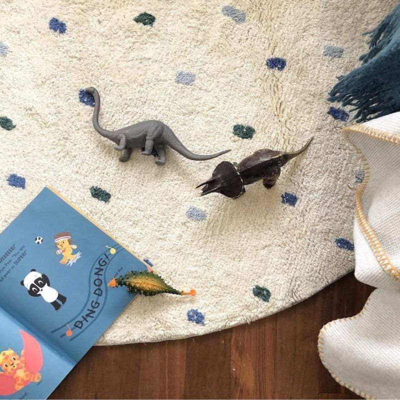Kropki puszysty dywanik do sal – Baby Nursery Fabric recenzja i cena