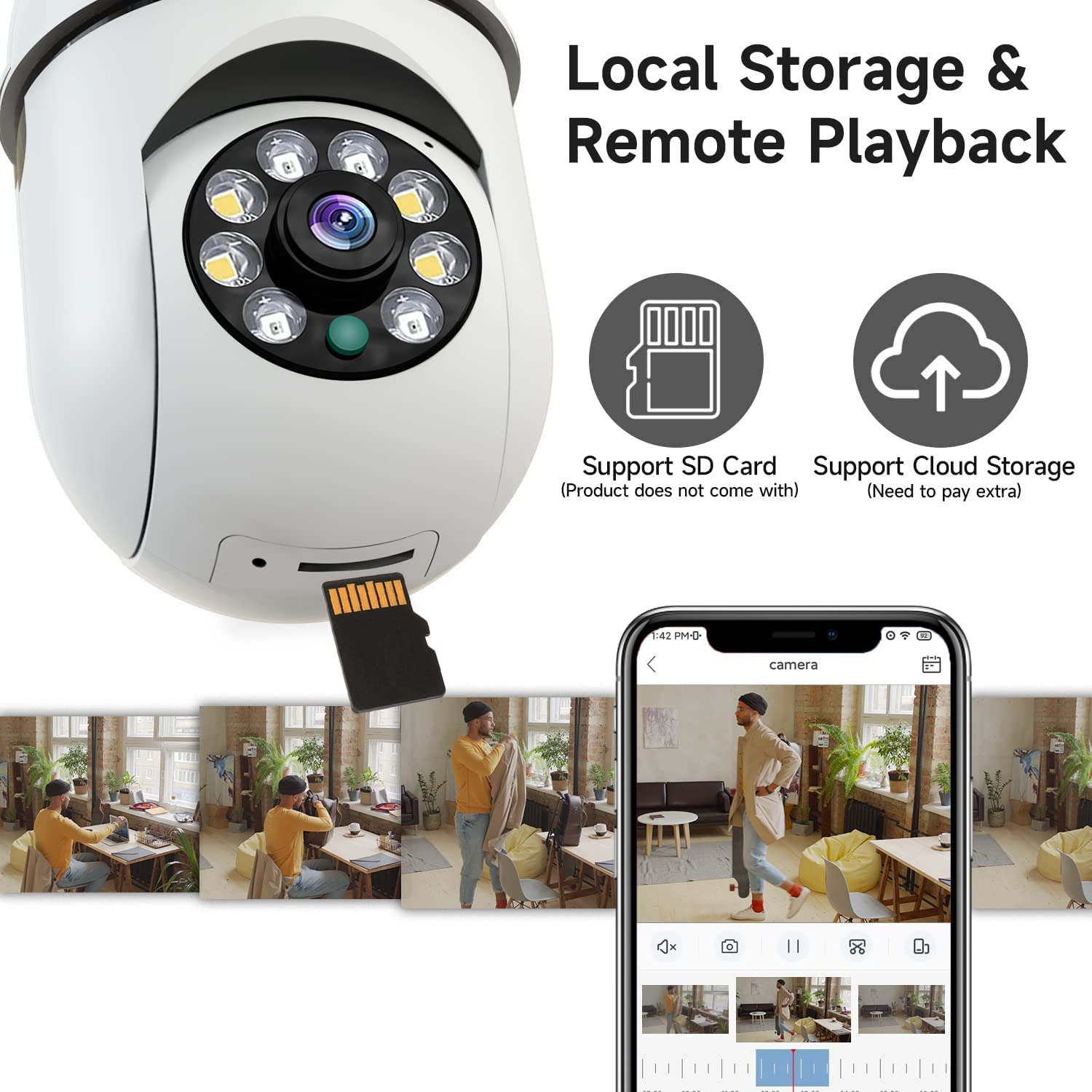 Kamera monitorująca w żarówce  – Baby Nursery Camera recenzja i cena