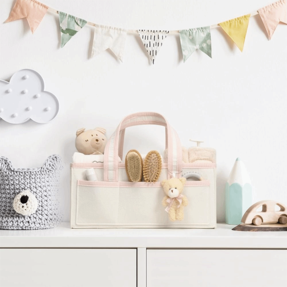Filcowy organizer na pieluchy  – Baby Nursery Basket recenzja i cena