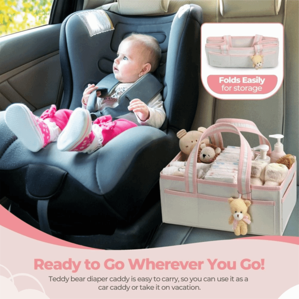 Filcowy organizer na pieluchy  – Baby Nursery Basket recenzja i cena