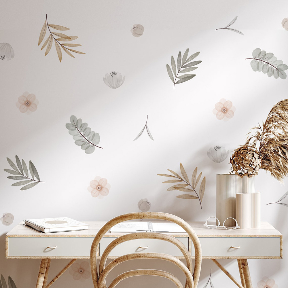 Boho Leaves Botanical DIY Nakl – Baby Nursery Diy recenzja i cena