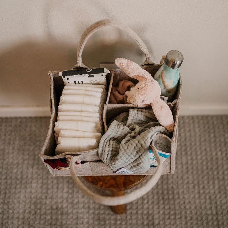 Pojemnik na pieluchy - pojemni – Baby Nursery Basket recenzja i cena