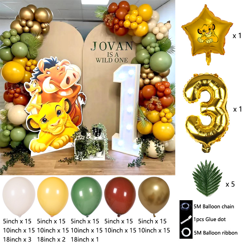 Zestaw girlandy balonowej z mo – Baby Nursery Jungle Theme recenzja i cena