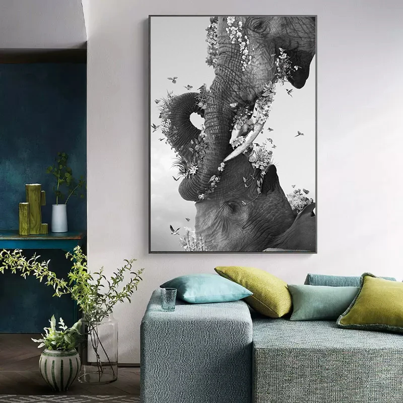 Dzikie słonie plakaty rodzinne – Baby Nursery Images recenzja i cena