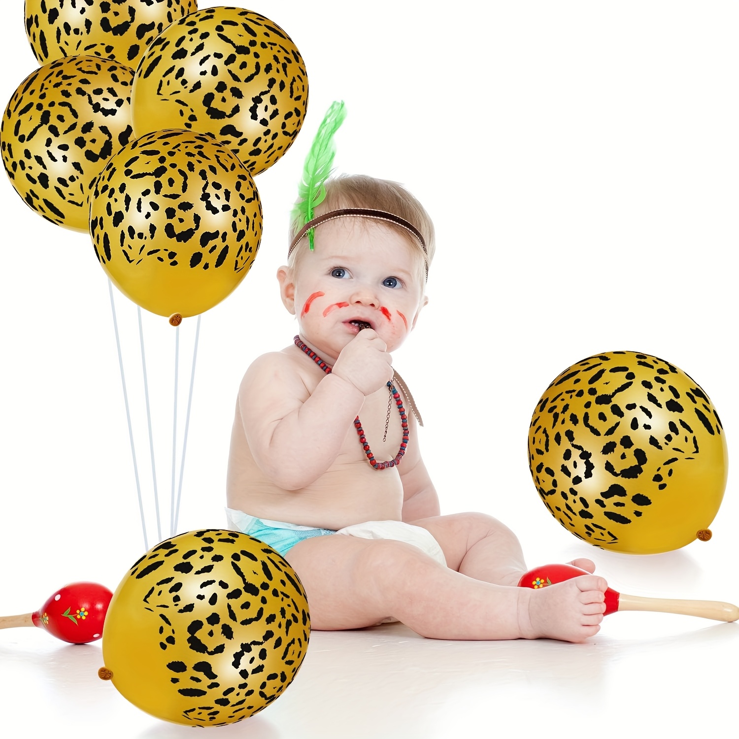 Balony w panterkę, balony z mo – Baby Nursery Jungle Theme recenzja i cena