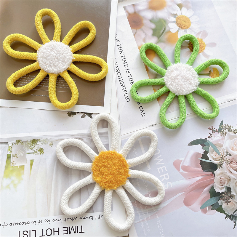 Bawełniana lina tkana stokrotk – Baby Nursery Fabric recenzja i cena