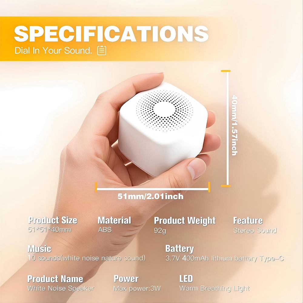 Generator białego szumu z 10 u – Baby Sound Machine White recenzja i cena