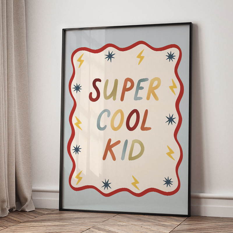 Zabawne Kreskówkowe Super Fajn – Baby Nursery Fabric recenzja i cena